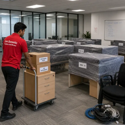 Leo Domestic Packers And Movers - Office Relocation