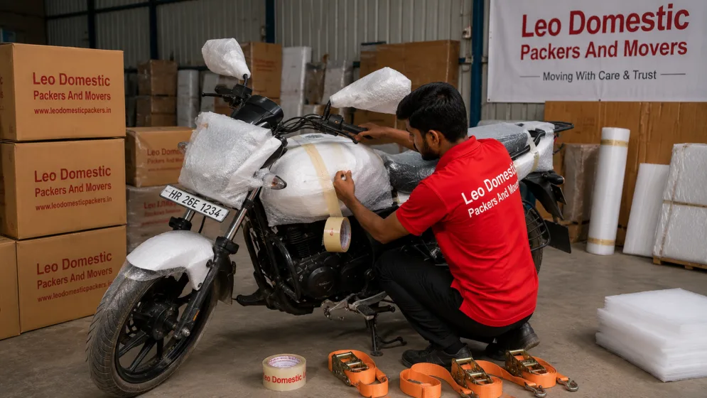 Leo Domestic Packers And Movers - Bike Transport