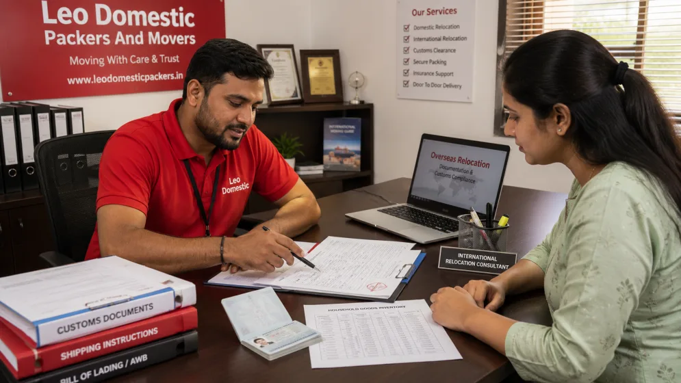 Leo Domestic Packers And Movers - Customs Documentation and Compliance