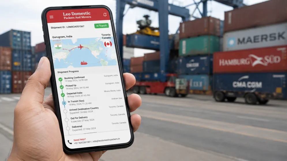 Leo Domestic Packers And Movers - Real-Time Tracking Across Borders
