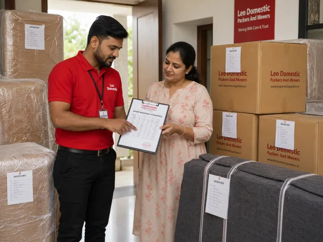 Leo Domestic Packers And Movers - Goods Insurance