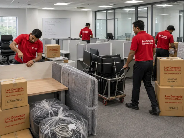 Leo Domestic Packers And Movers - Office Relocation